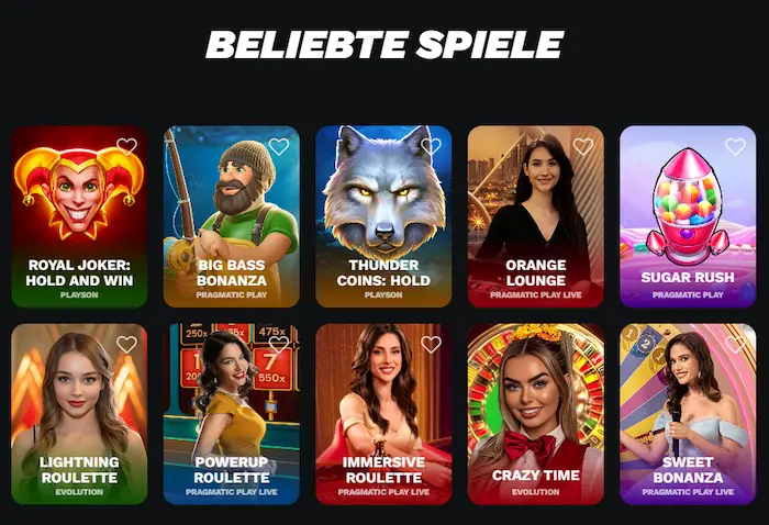 BetOnRed spiele